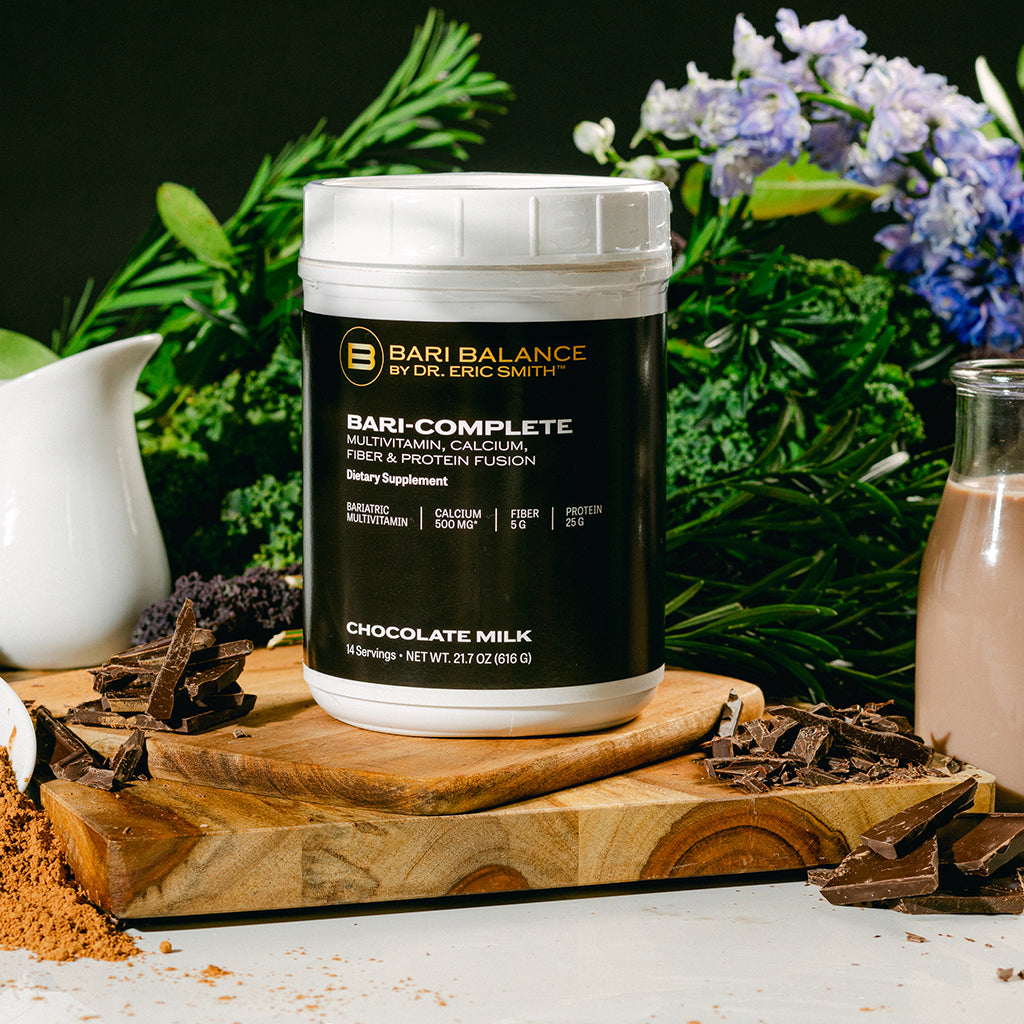 BARI-COMPLETE: MULTIVITAMIN, CALCIUM, FIBER, &amp; PROTEIN FUSION CHOCOLATE MILK 