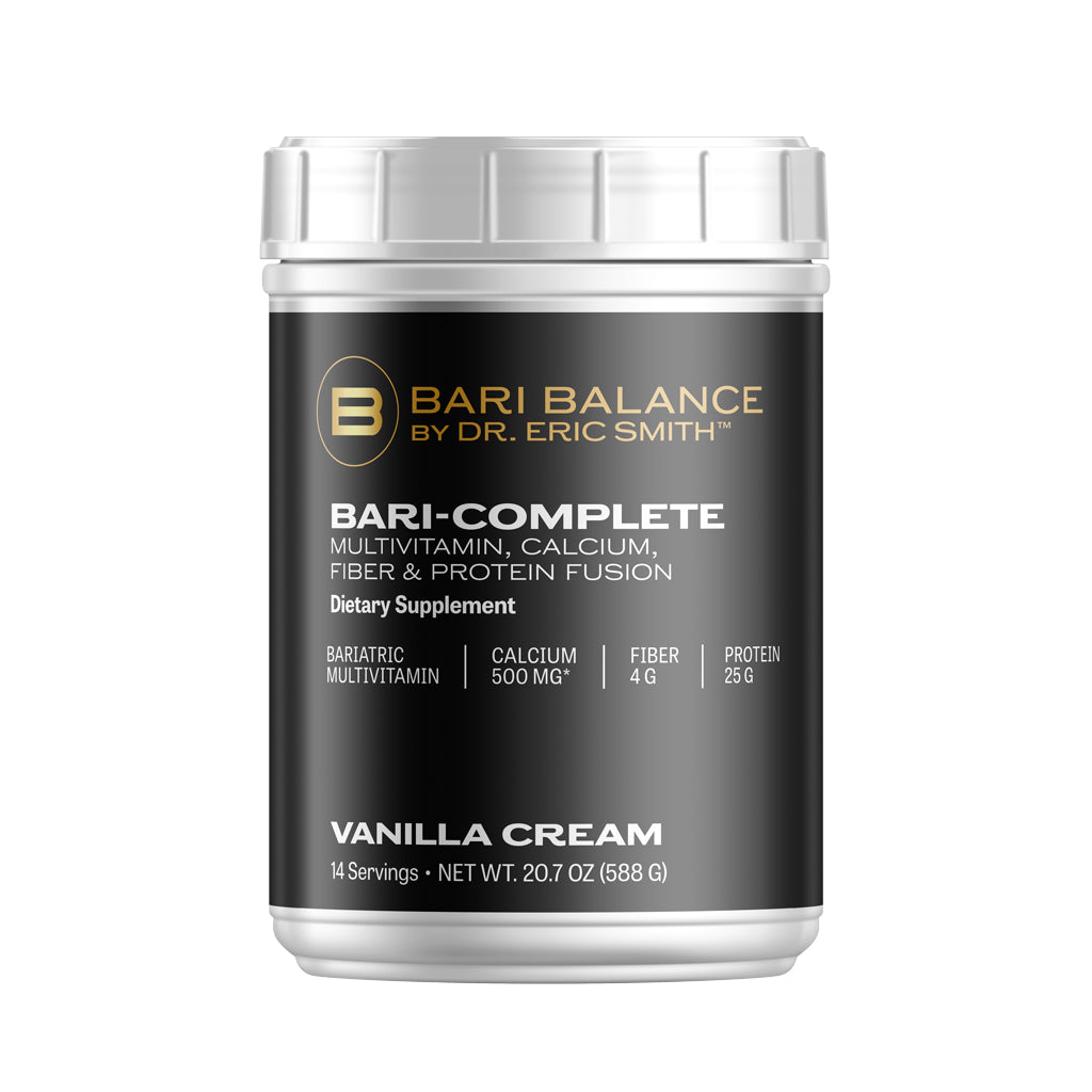 BARI-COMPLETE: MULTIVITAMIN, CALCIUM, FIBER, &amp; PROTEIN FUSION VANILLA CREAM